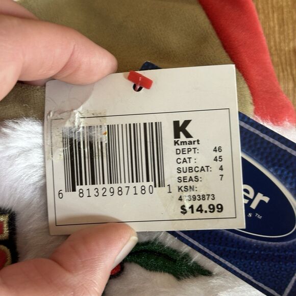 San Francisco 49ers Holiday Santa Hat NFL Football Hat New Old Stock Kmart - Picture 12 of 14